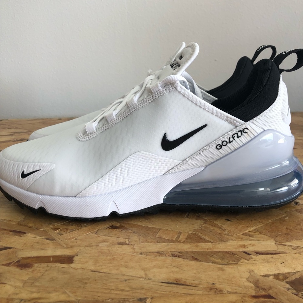 Nike Air Max 270 Golf “Black White” Spikeless NEW size 10 and 10.5